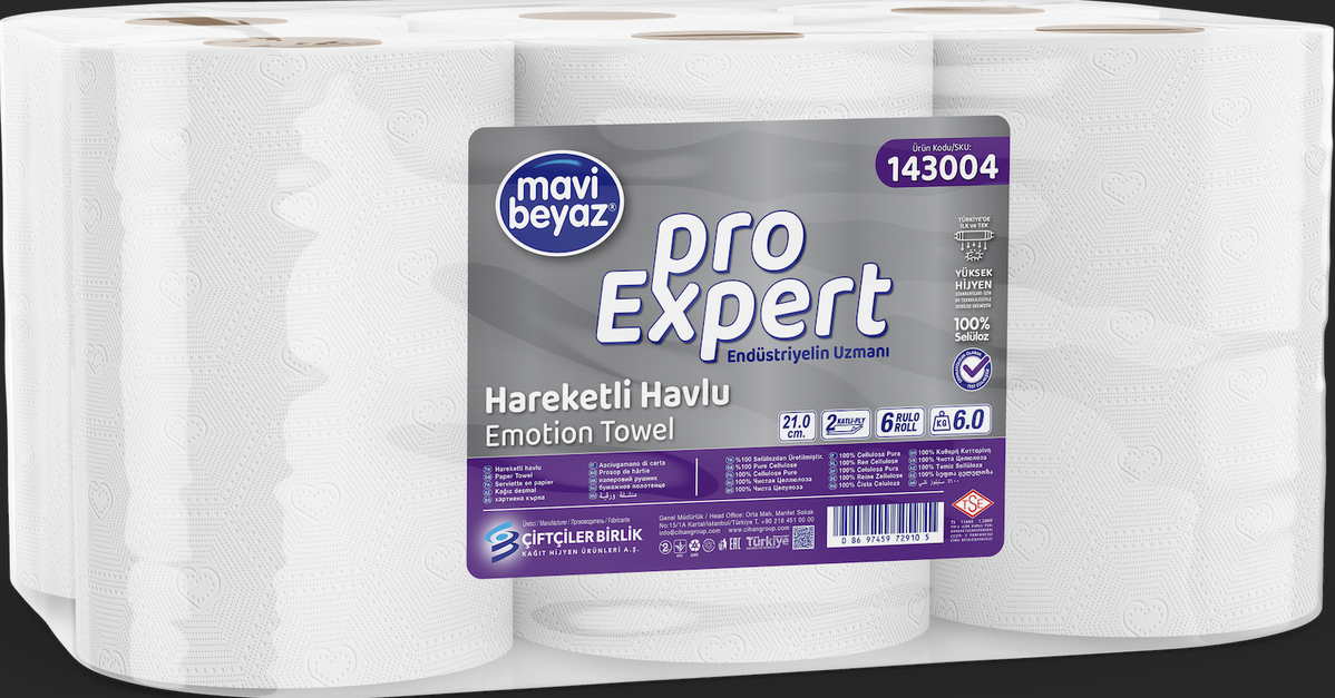 Mavi Beyaz Pro Expert Hand Towel Roll 6 KG