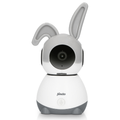 Alecto SMARTBABY10 - WiFi babyfoon met camera - Wit/Grijs - Wit/Taupe en Zwart