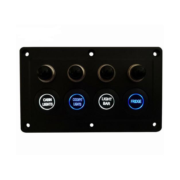WATERPROOF LED TOUCH SCREEN SWITCH PANEL CIRCUIT BREAKER (EVAL Code 02145)