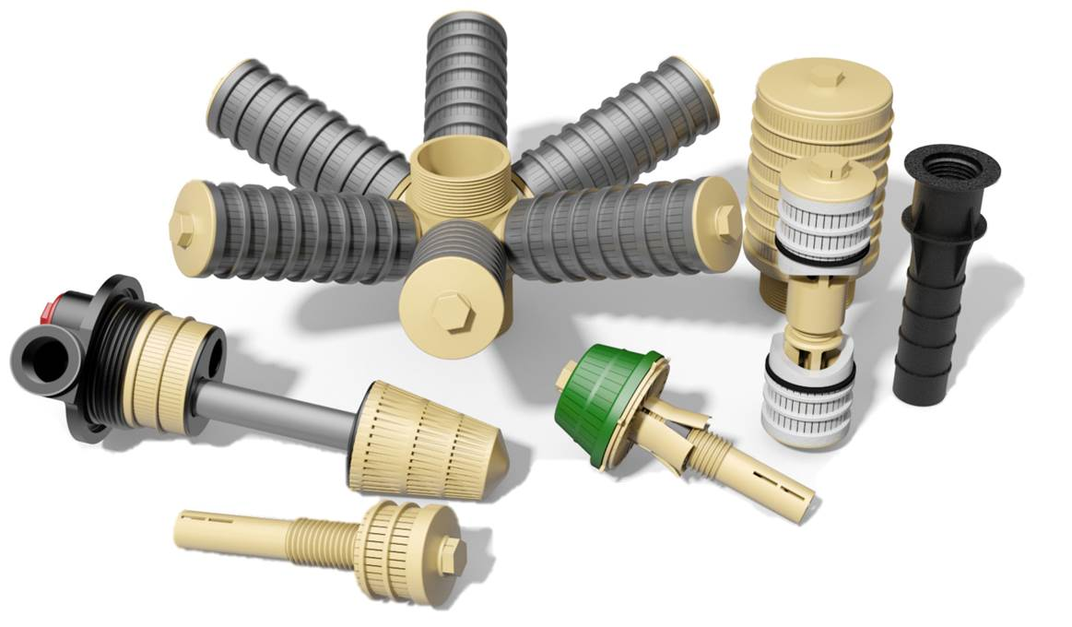 KSH-filternozzles and distribution systems