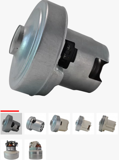 Thru-flow motors for dry applications