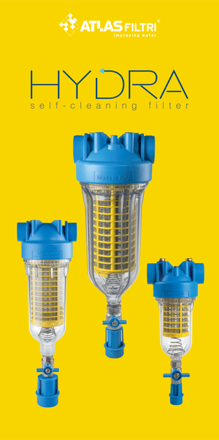 Hydra self-cleaning filters