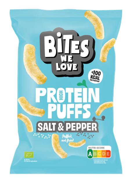 Protein Puffs Salt & Pepper 75g BIO