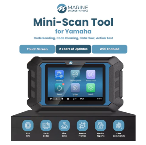 Marine Diagnostic Mini Scan Tool for Yamaha Engines & Jet Ski's