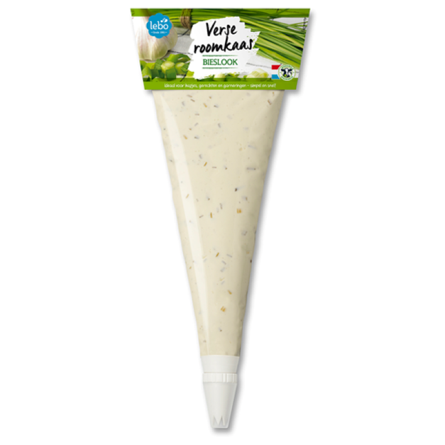 Lebo Verse Roomkaas in Spuitzak Bieslook