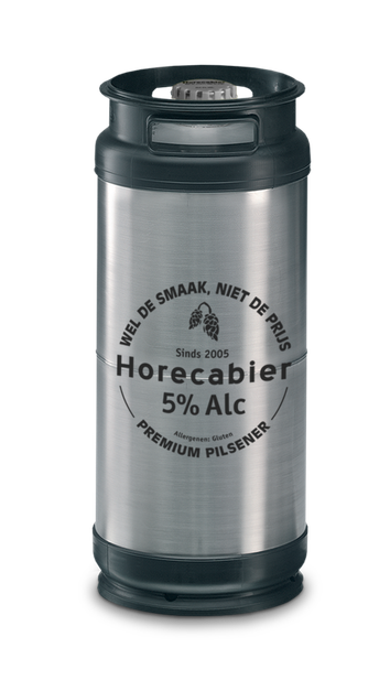 Horecabier Zilver bier vat 20 liter - € 38,25