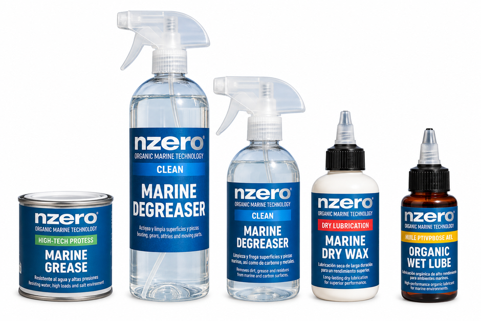 NZERO Organic Marine Technology range