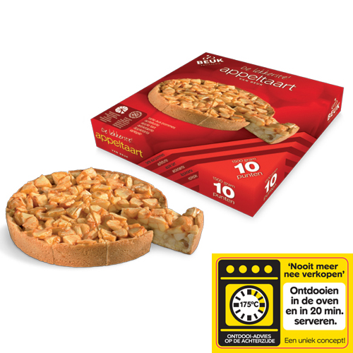 BEUK Appeltaart 1500g 10 punten