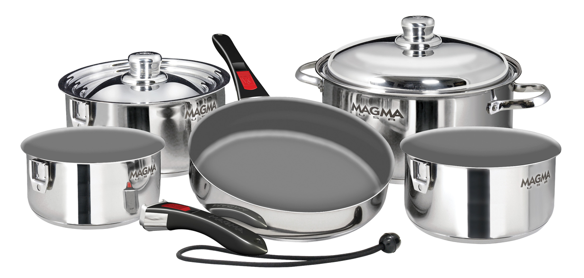 10 Piece Professional Series Nesting Cookware Set