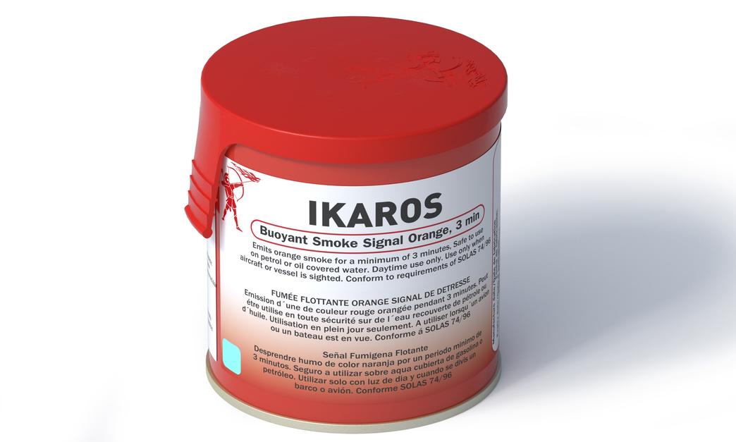 IKAROS Buoyant smoke 3 minute