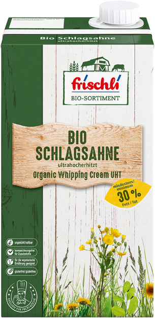 Organic UHT Whipping Cream 30%