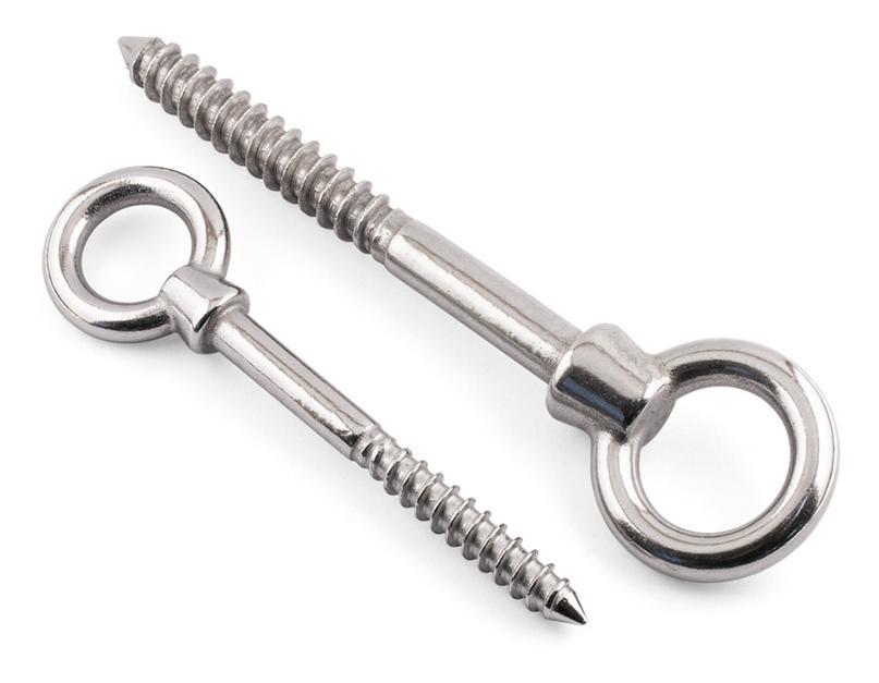Lifting Eye Bolts With Thread - 316 / A4 Stainless Steel