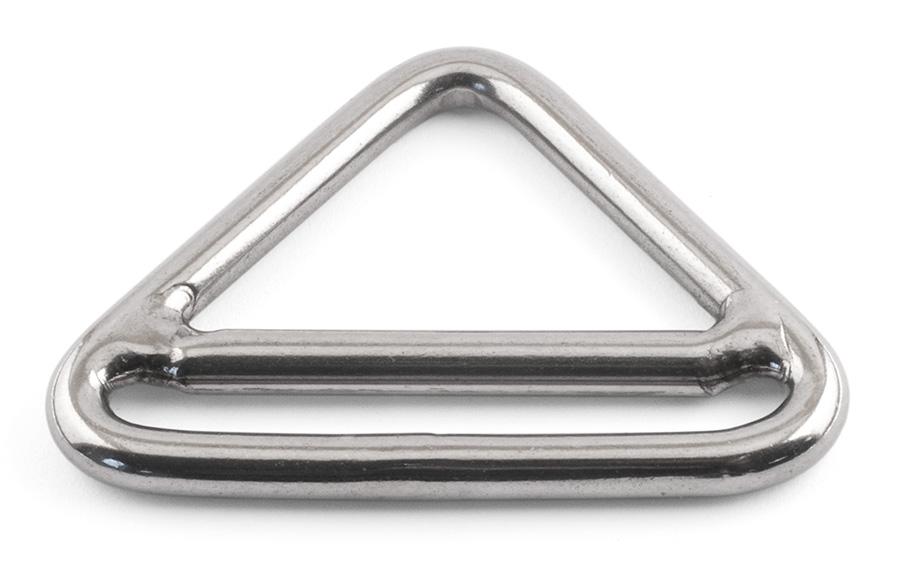 Double Cross Bar Triangle Rings - 316 / A4 Stainless Steel