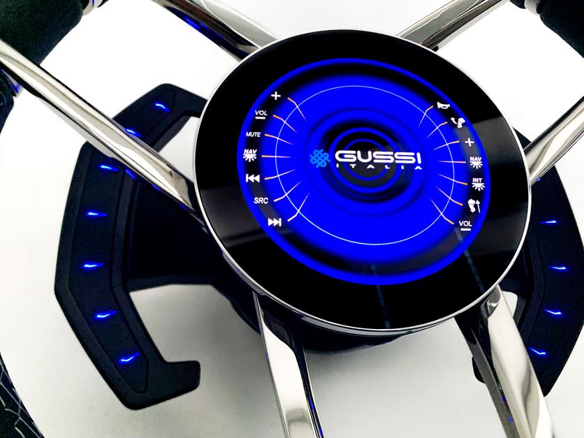 Gussi Italia, OEM Supplier of marine steering wheels and interior accessories for boats and cruisers