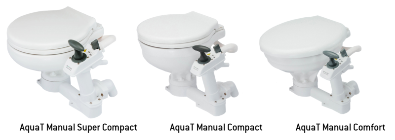 AquaT Manual Marine Toilets