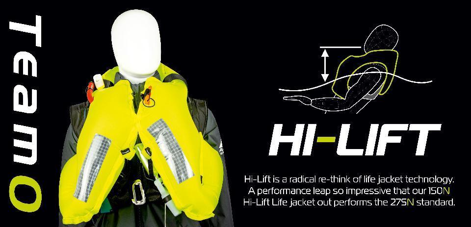 TeamO Offshore 150N Hi-Lift Lifejacket & Harness