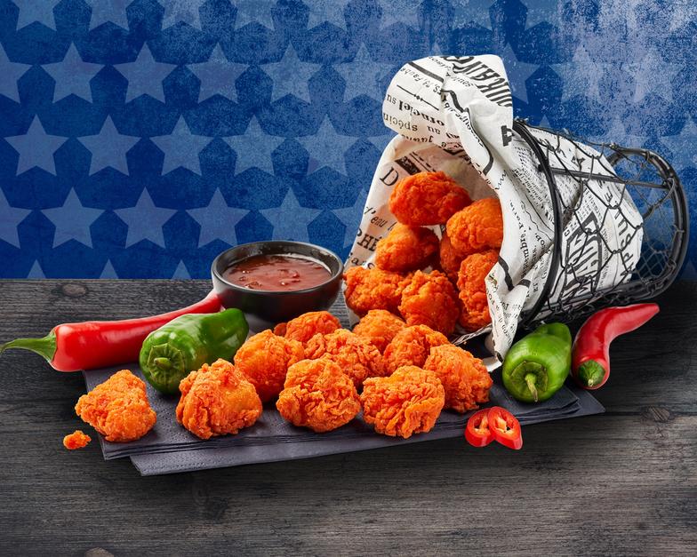 Hot & Spicy Chicken Poppers