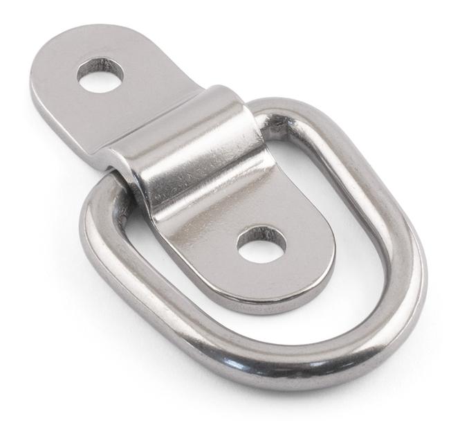 Lashing Rings on Plate - 316 / A4 Stainless Steel
