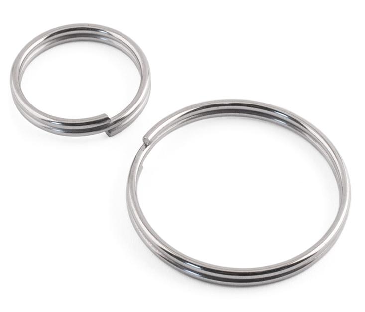 Split Round Safety Rings - 316 / A4 Stainless Steel