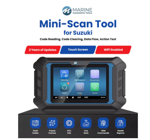 Marine Diagnostic Mini Scan Tool for Suzuki Engines