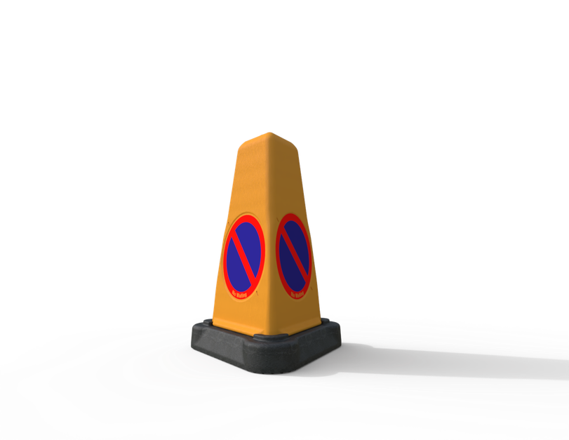 3 sided No Waiting Bollard