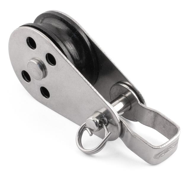 Pulley Block with Removable Pin and Becket - 316 / A4 Stainless Steel