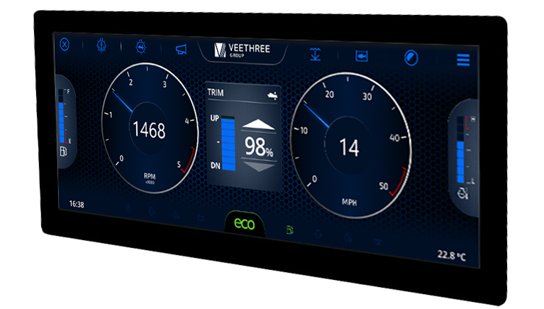 12.3 widescreen display