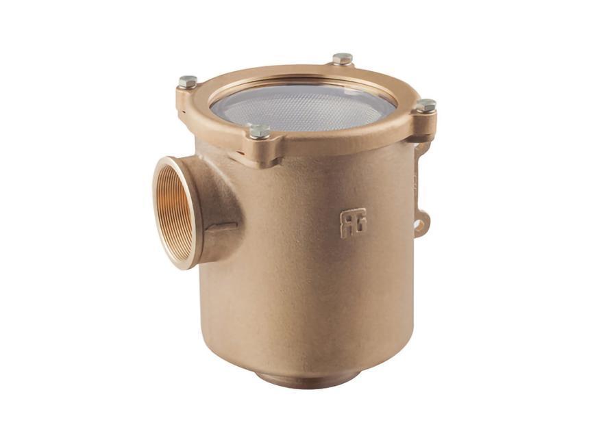 Water strainer "Ionio" series with polycarbonate cover (Art. 1164)