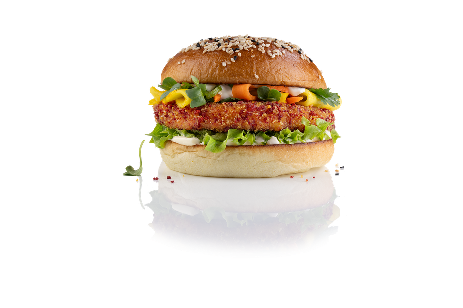 Crunchy Kimchi Burger