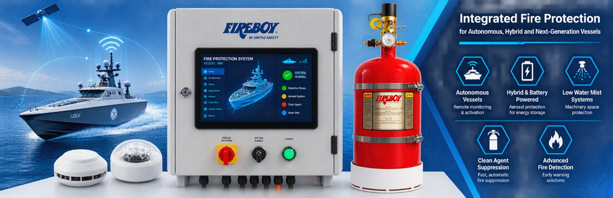 Fire Safety systems for Autonomous Vessels