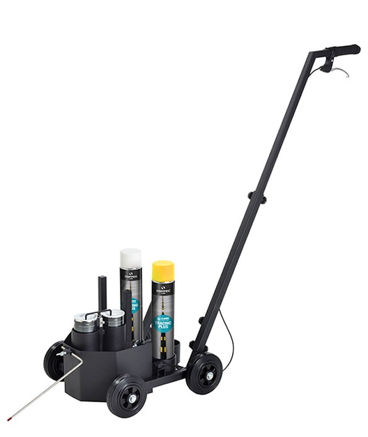 4-WHEELS TRACING TROLLEY BLACK