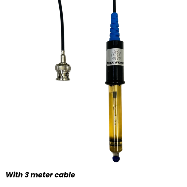 Universal pH sensor (high pressure) for fixed installations (suitable for any system) with 3 meter cable, PH5510