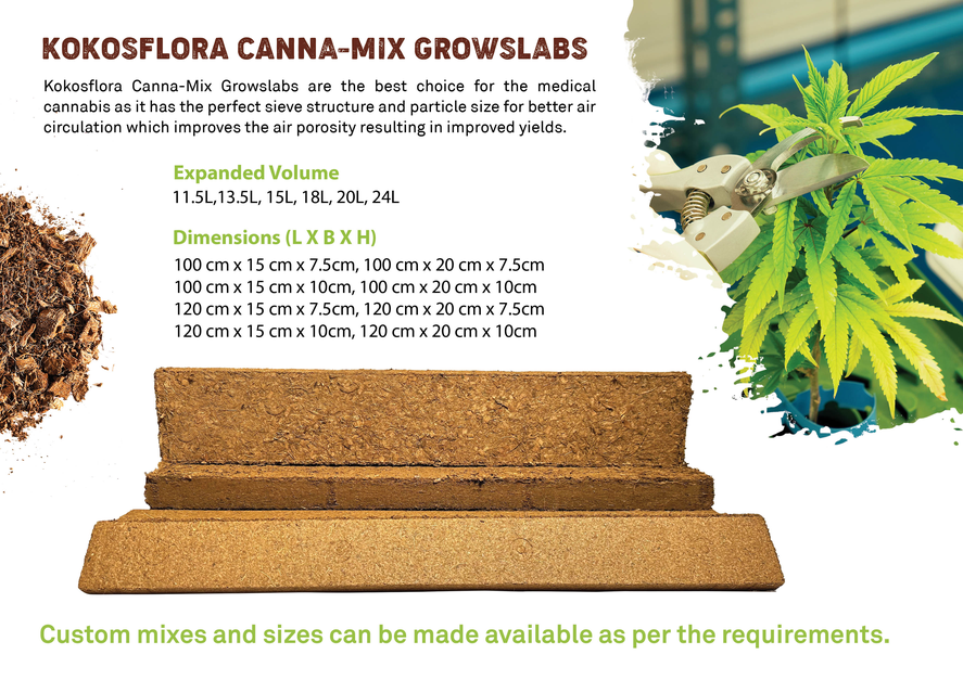 KOKOSFLORA CANNA-MIX GROWSLABS
