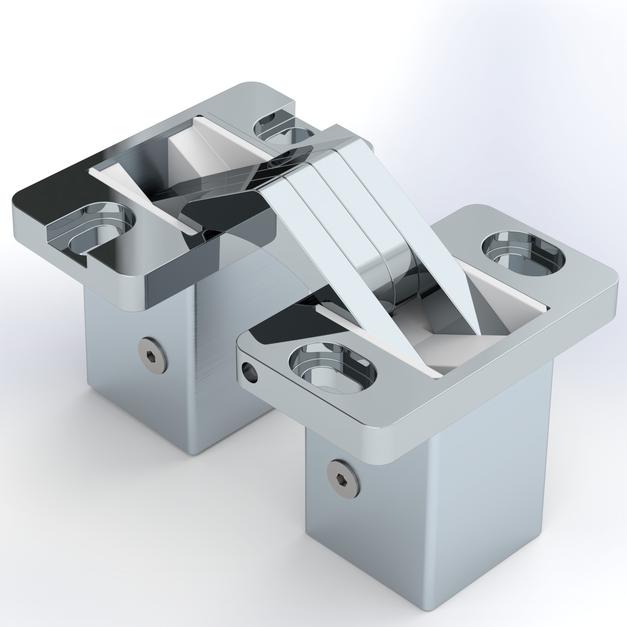 Recessed hinges