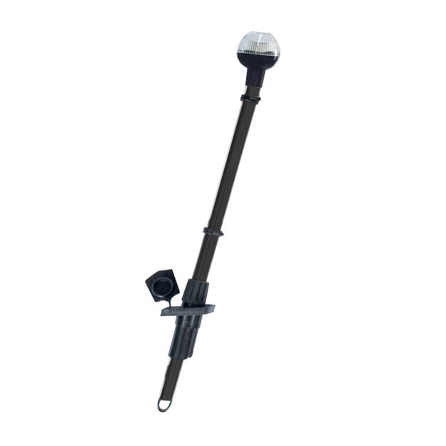LL-AROUND LED POLE LIGHT BLACK – TELESCOPIC (EVAL Code 02365-TBK)