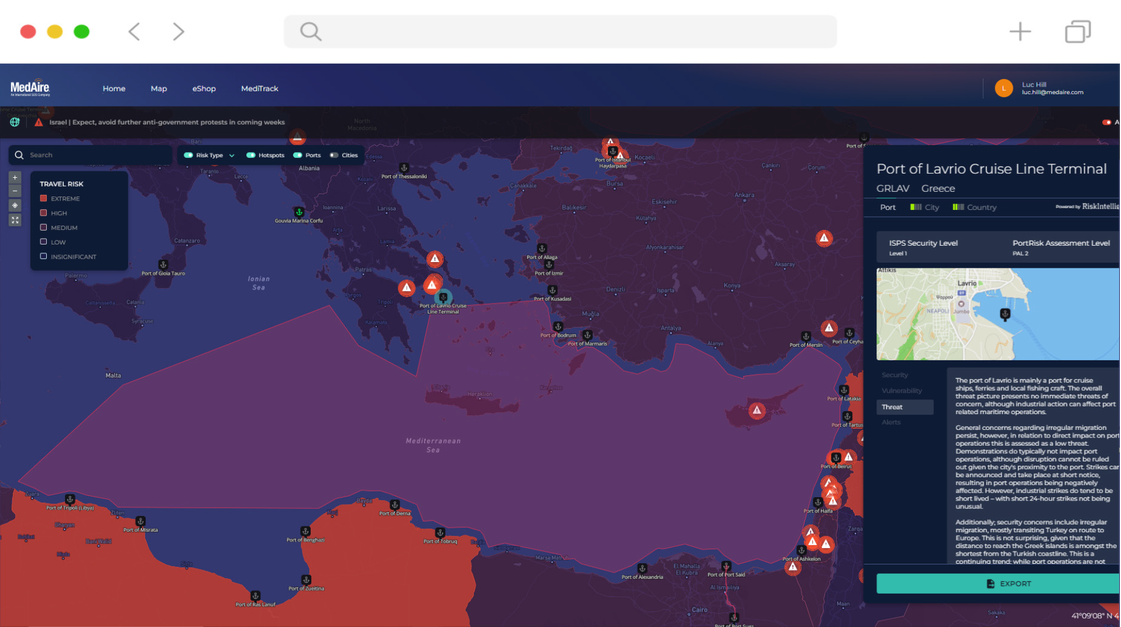 Maritime Risk Map