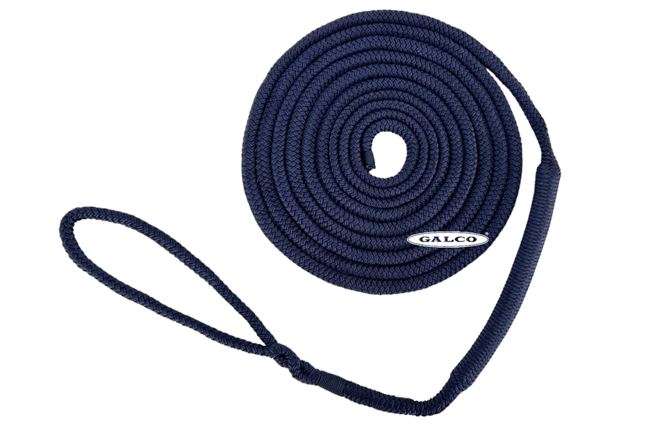 Spliced mooring rope with elastic shock absorber