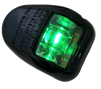 Navigation Light Orionis a 112,5° green